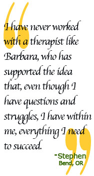 Stephen private Therapy client quote